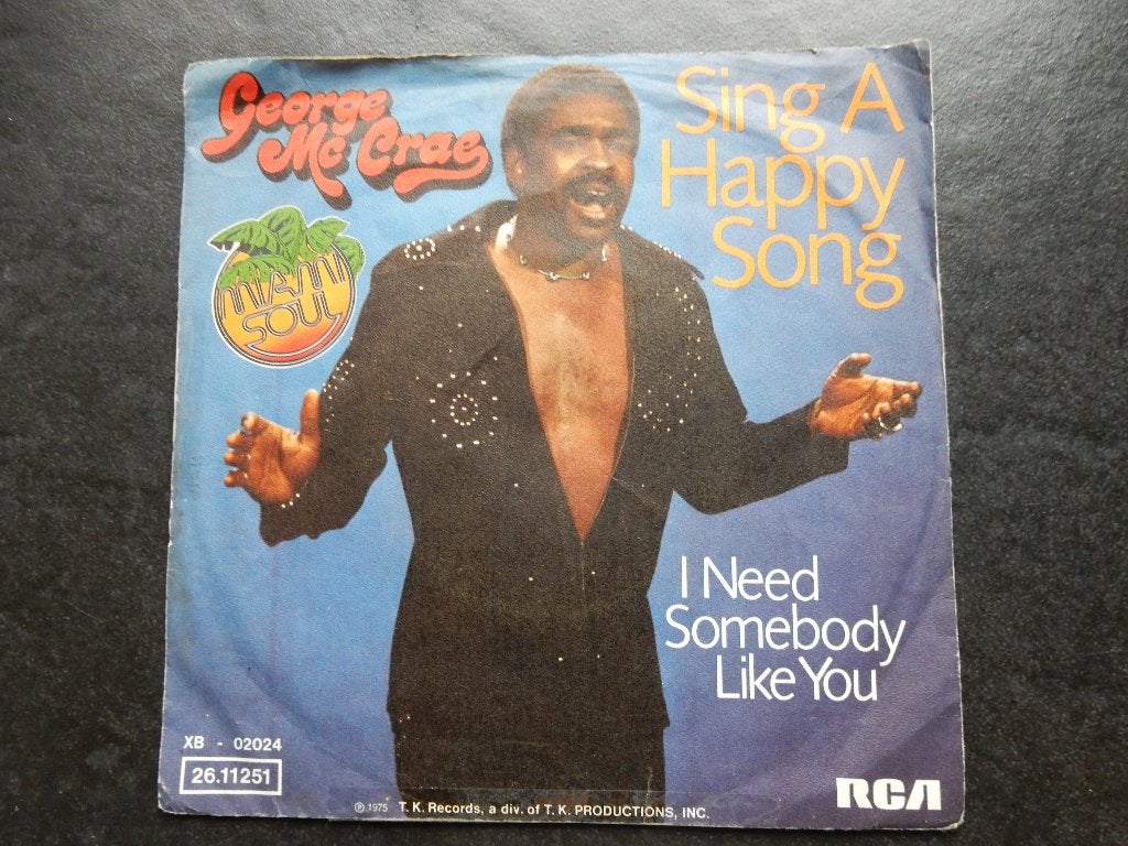 George McCrae - Sing a happy song, Cd's en Dvd's, Vinyl Singles, Ophalen of Verzenden, Zo goed als nieuw, Pop