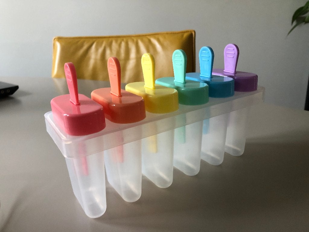 ijsjesmal / ijslollymaker | 6 stuks, Overige typen, Kunststof, Ophalen of Verzenden, Zo goed als nieuw