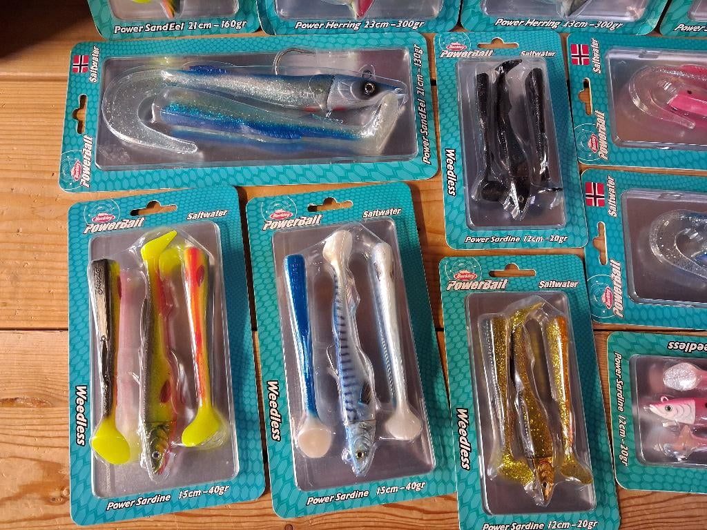 Heilbot/Kabeljauw/Pollak/Koolvis....Kunstaas Power pakket..., Tinstraat, Nieuw, Ophalen of Verzenden, Info@purefishing.com