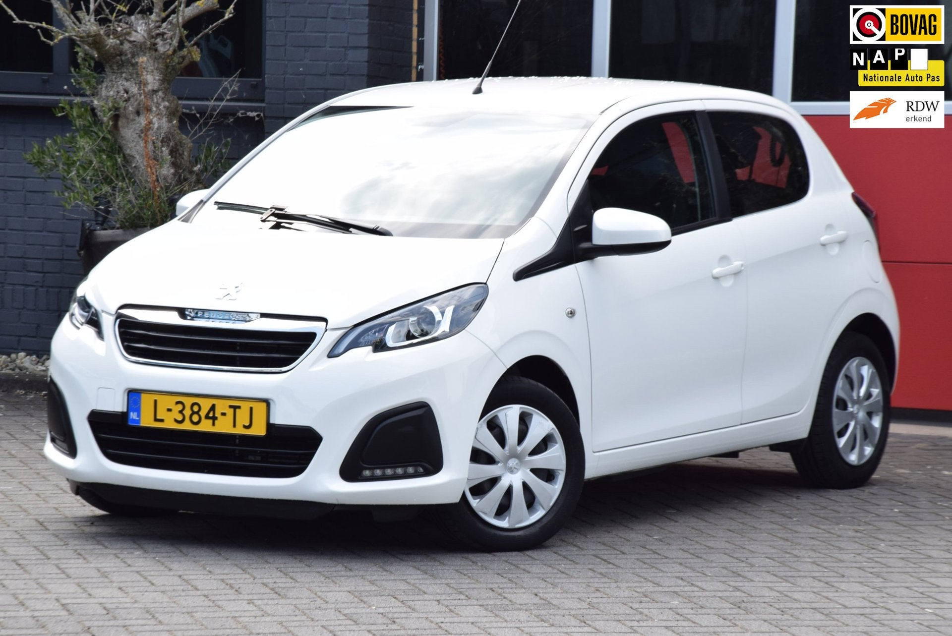 Peugeot 108 1.0 e-VTi Active 2021 Airco 5 Deurs BT telefoon, Auto's, Voorwielaandrijving, Dealer onderhouden, Stof, 4 stoelen