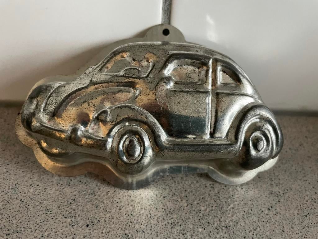 Volkswagen VW Kever bakblik metaal wanddecoratie, Ophalen of Verzenden, Zo goed als nieuw, Auto's