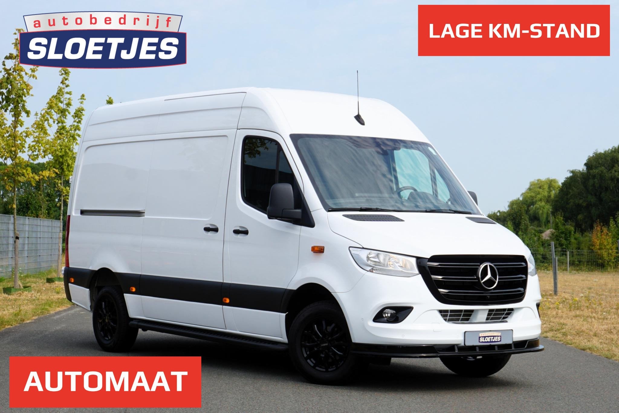 Mercedes-Benz Sprinter 317 L2H2 RWD Automaat |EURO6 |1e eige, Auto's, Automaat, Euro 6, 4 cilinders, Wit
