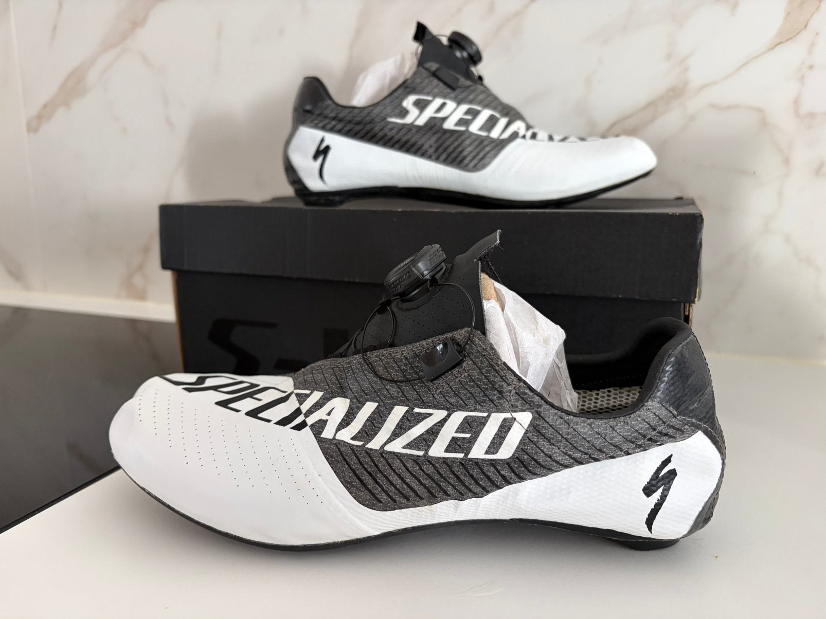 Specialized S-Works EXOS - Maat 39,5- NIEUWSTAAT €500 - 139g, Fietsen en Brommers, Schoenen, Overige maten, Ophalen of Verzenden