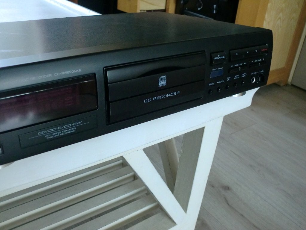 TEAC CD-RW890 mkII CD-RW Player/Recorder getest werkt goed., Ophalen of Verzenden, Zo goed als nieuw, Overige merken