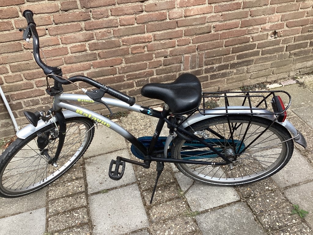 Jongensfiets, Ophalen, Velgrem, Batavus, Handrem