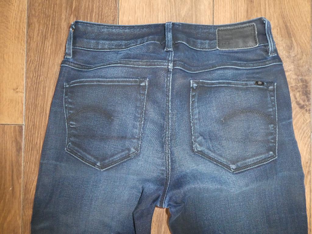 Gstar High Skinny wmn spijkerbroek maat 27-30, Blauw, Ophalen of Verzenden, Zo goed als nieuw, W27 (confectie 34) of kleiner