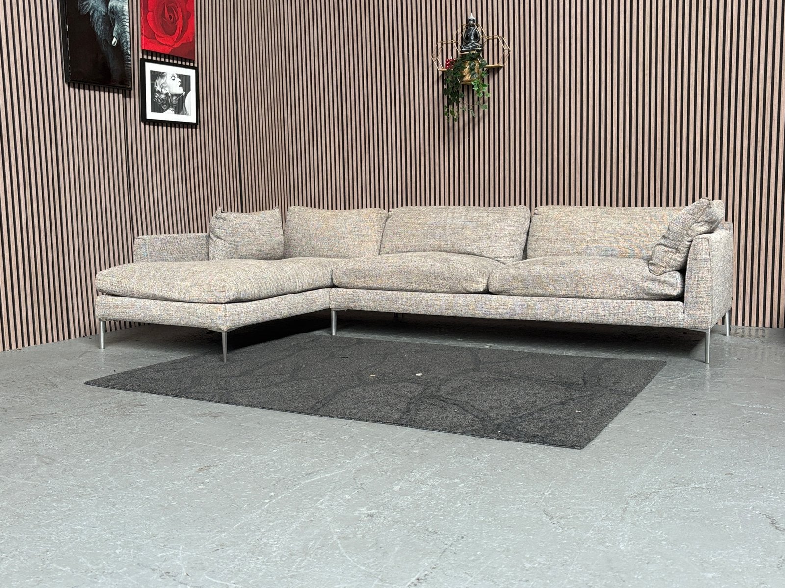 GRATIS LEVERING Design on Stock Heelz Bank 310x195 GEREINIGD, Hoekbank, 300 cm of meer, Ophalen of Verzenden, Zo goed als nieuw