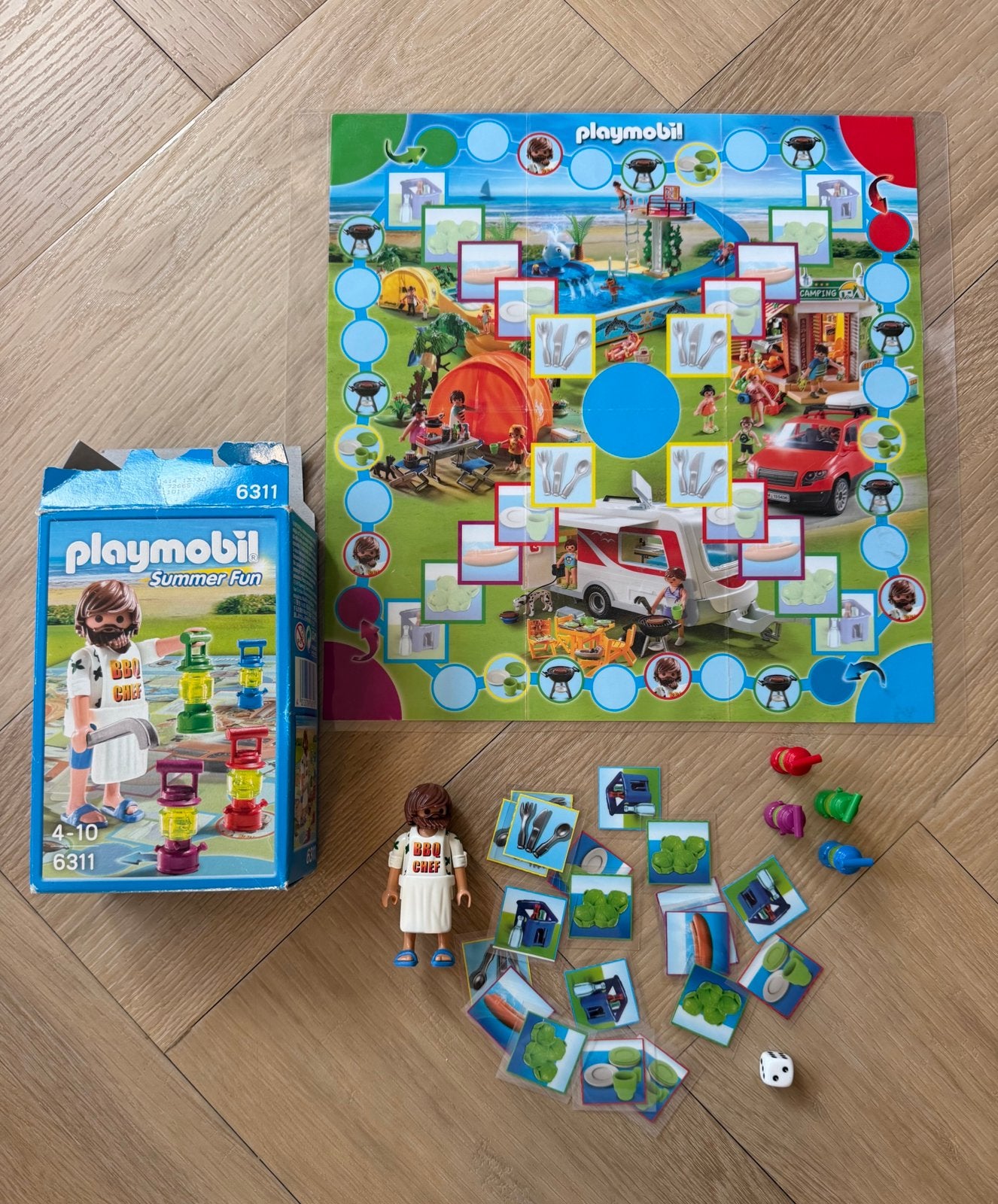 Playmobil, Summer fun, gezelschaspelletje, serie 6311, Gebruikt, Complete set, Ophalen of Verzenden, Summer fun
