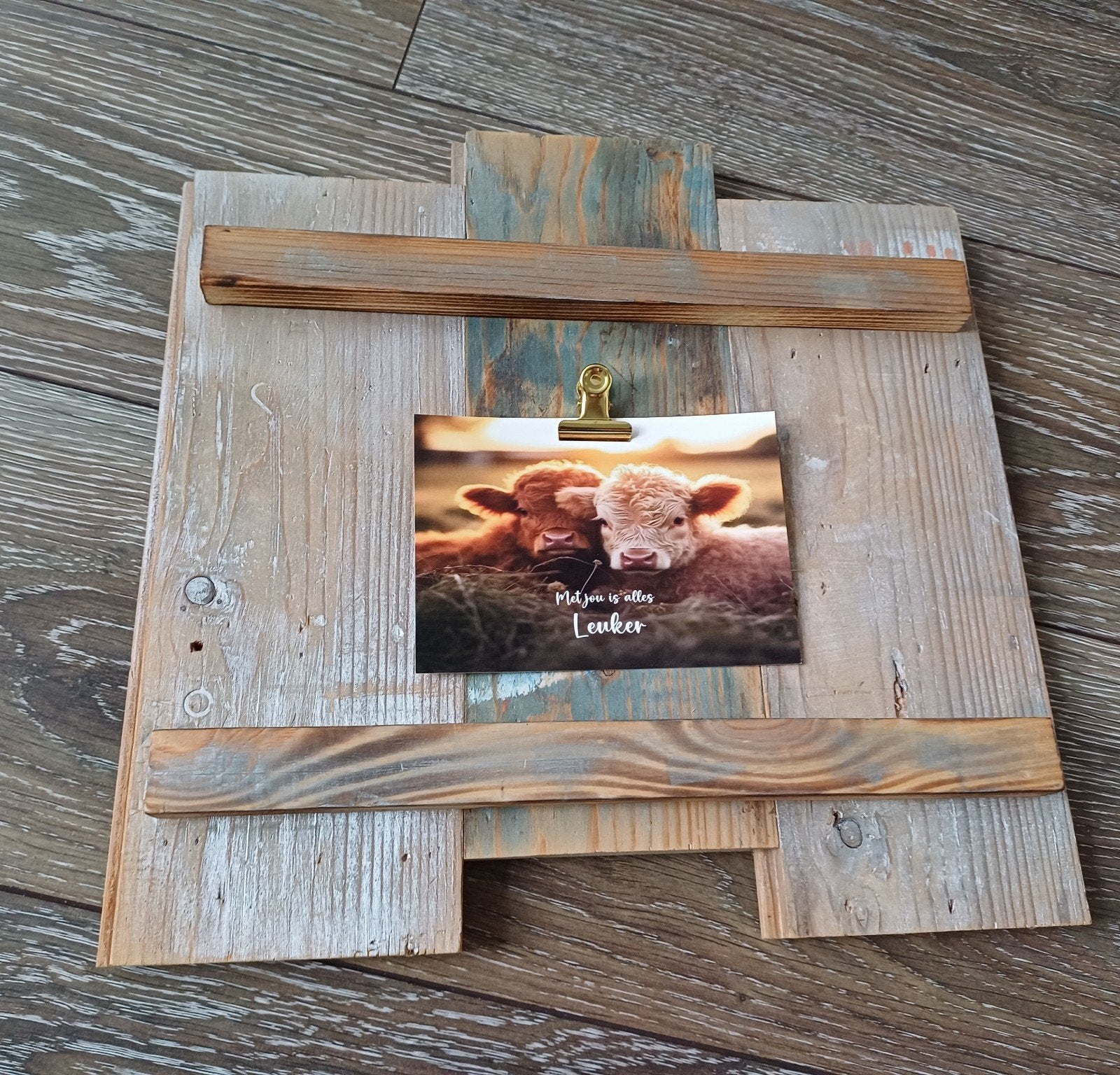 houten foto lijst, Ophalen