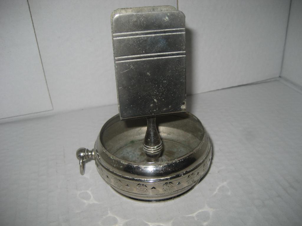 Lucifers doos houder met asbakje retro, Ophalen of Verzenden, Huis en Inrichting