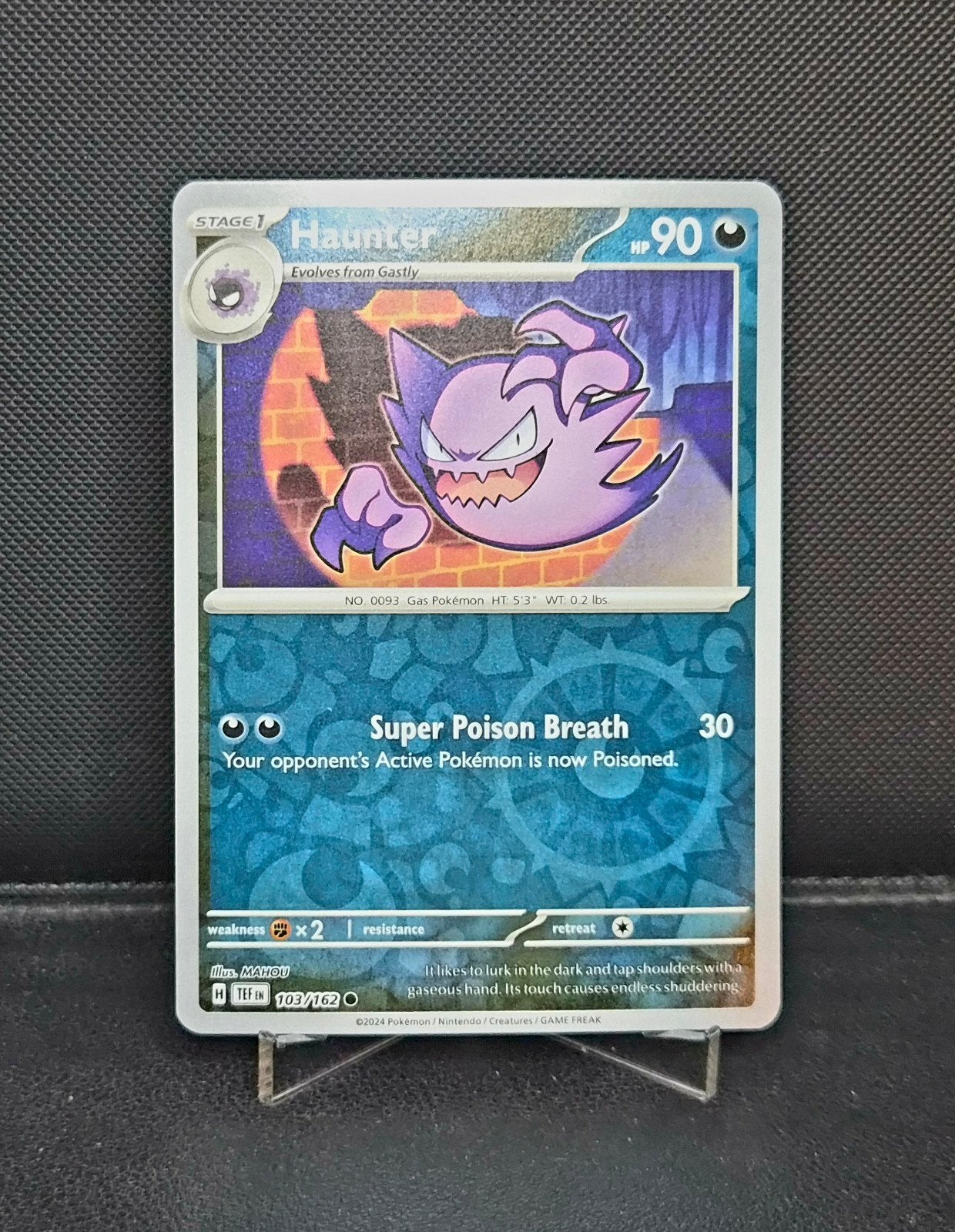 Haunter Reverse holo 103/162 Temporal Forces NM, Ophalen of Verzenden, Zo goed als nieuw