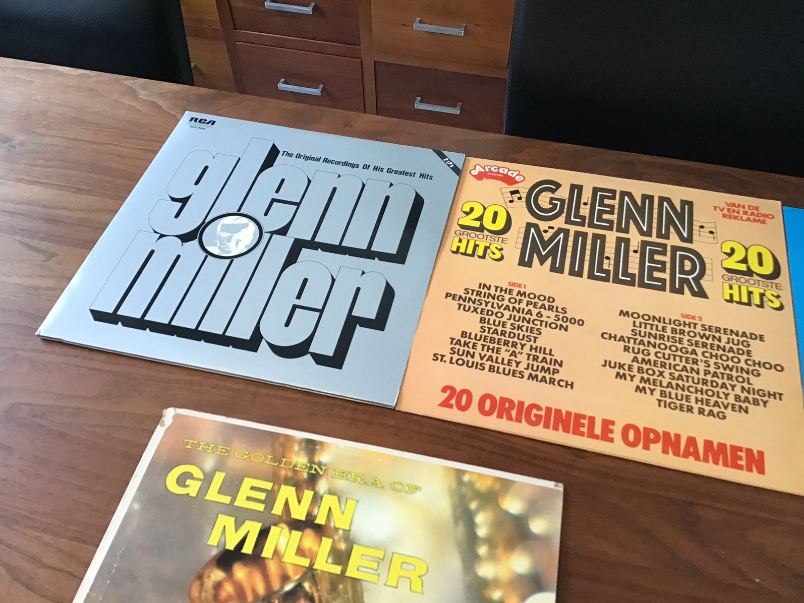 LP, GLENN MILLER, 5 ALBUMS., Ophalen of Verzenden, Gebruikt