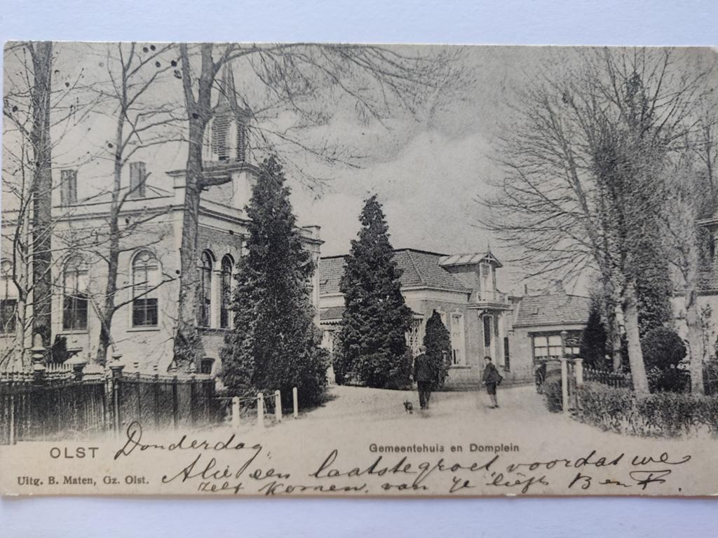X2423 Olst 1905 naar Zeist, Ophalen of Verzenden, Voor 1920, Utrecht