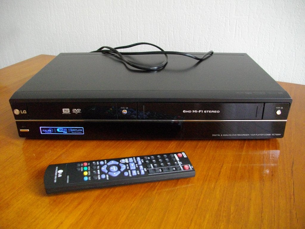LG - DVD / VHS combi recorder - RCT699H / RC185 / RC388, Ophalen of Verzenden, Niet werkend, VHS-speler of -recorder