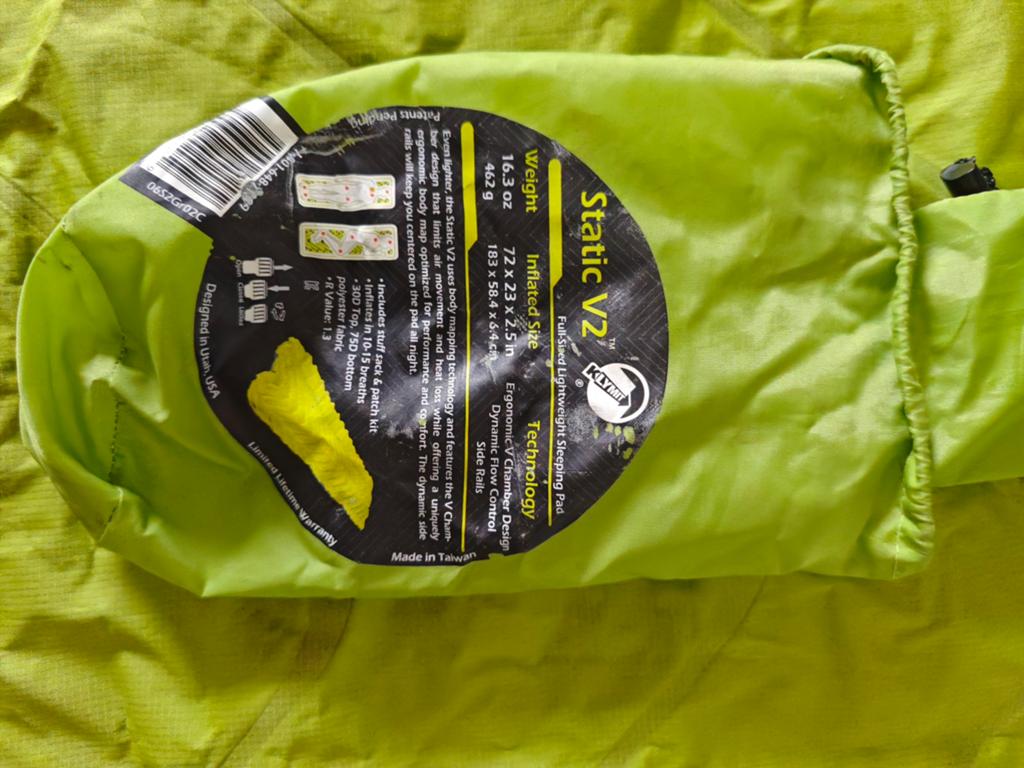 Klymit Static V2, Ophalen of Verzenden, Zo goed als nieuw