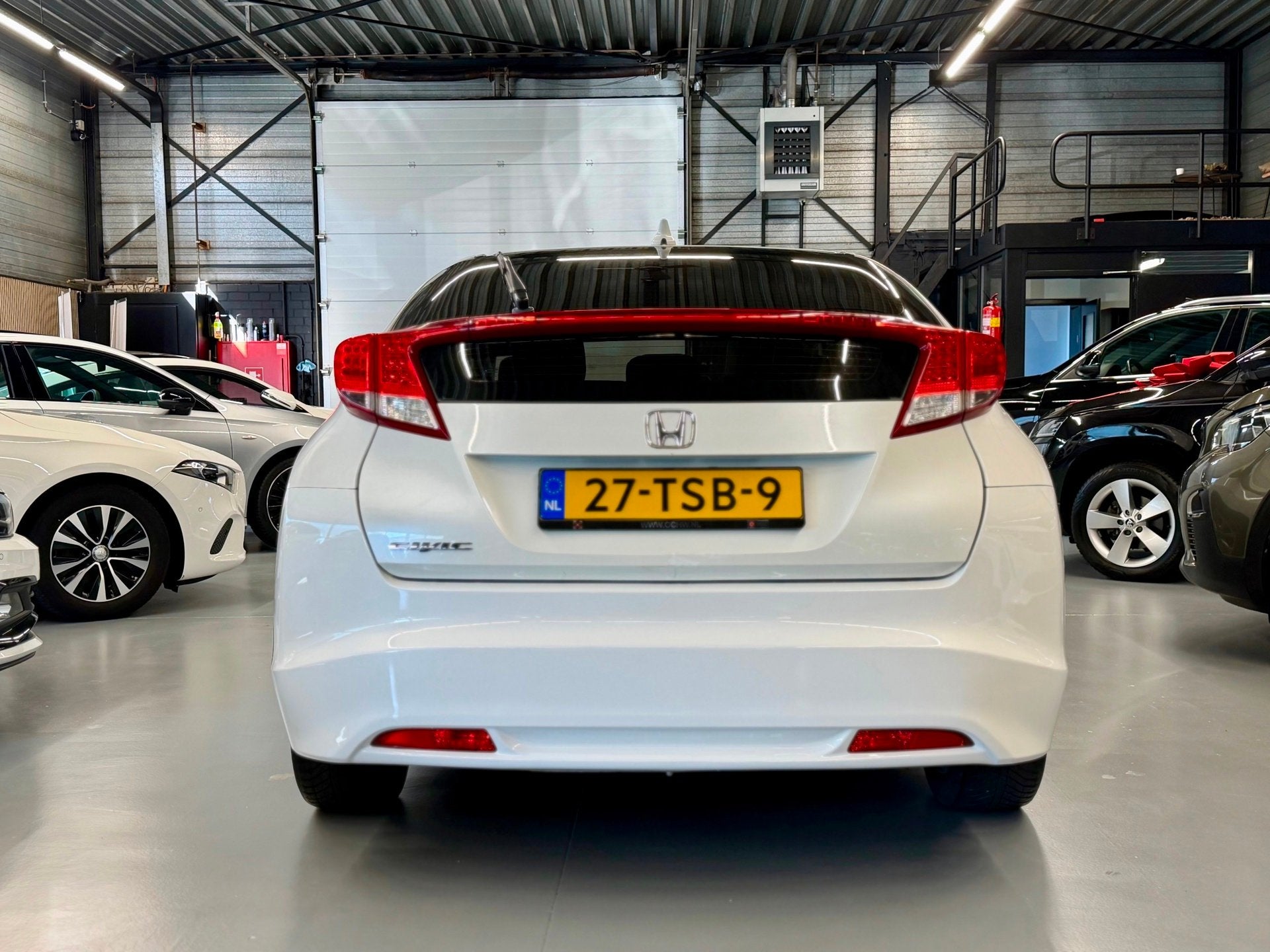 Honda Civic 1.4 Comfort 2012 l Clima l Cruise l Led, Auto's, Voorwielaandrijving, 4 cilinders, 1156 kg, Wit