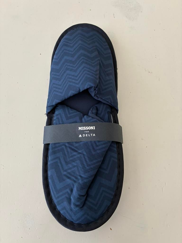 Missoni for Delta pantoffels - nieuw, Kleding | Heren, Ophalen of Verzenden, Nieuw, Blauw, Pantoffels of Sloffen