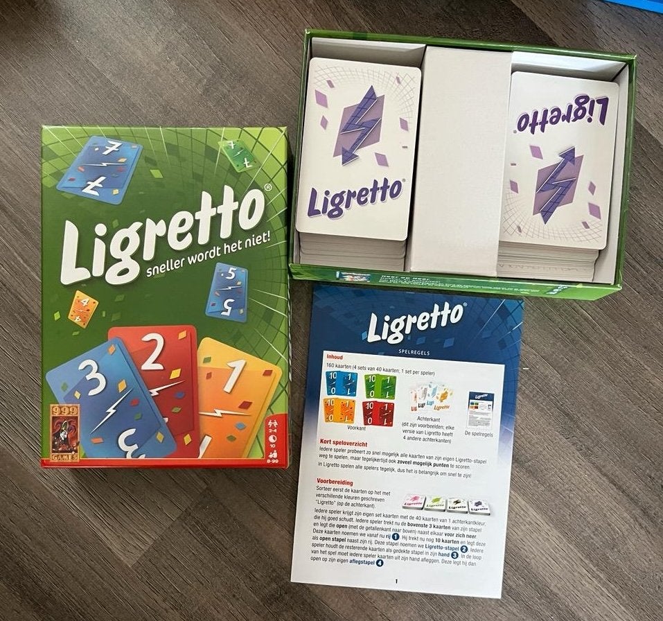Spel: Ligretto, Een of twee spelers, Ophalen of Verzenden, Zo goed als nieuw, 999 Games