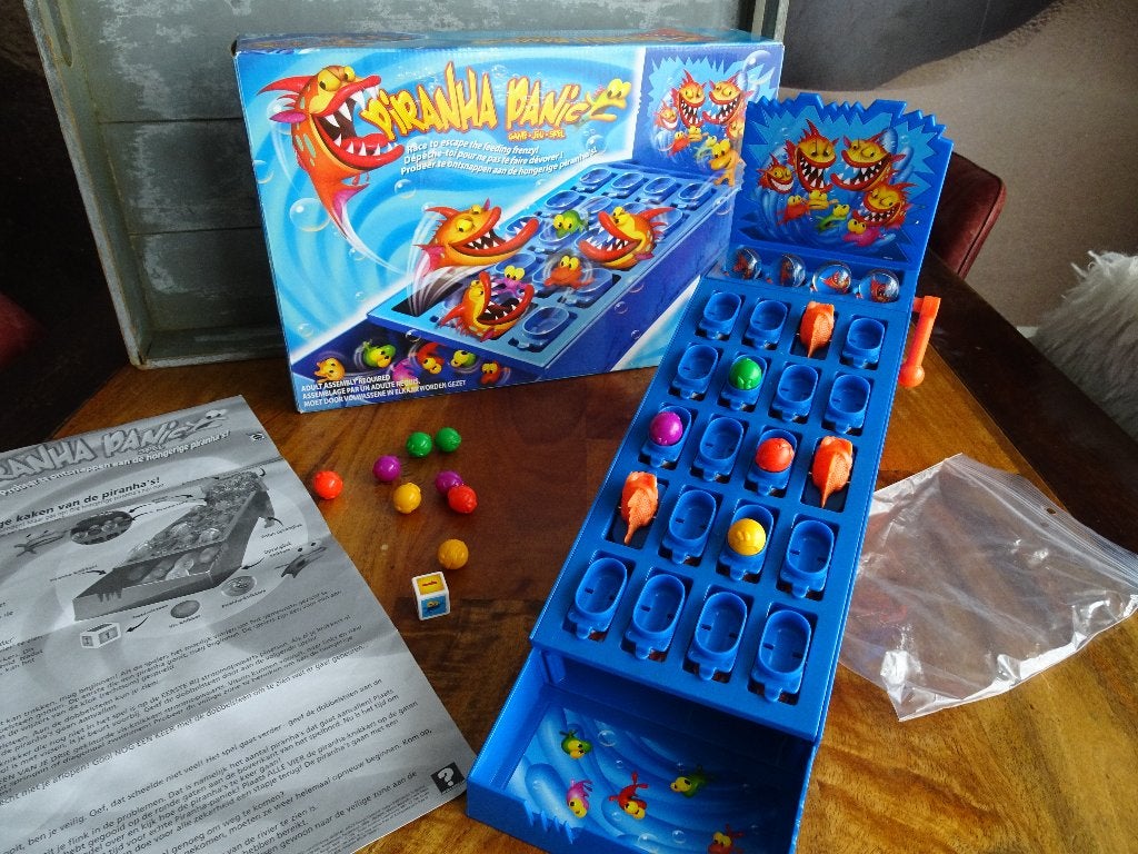 Piranha Panic actiespel!, Ophalen of Verzenden, Zo goed als nieuw, Mattel