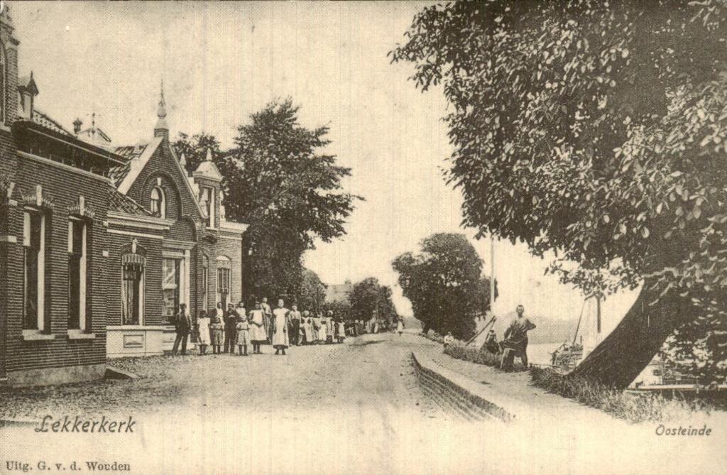 Lekkerkerk - Oosteinde - Straatgezicht, Ophalen of Verzenden, Voor 1920, Ongelopen, Zuid-Holland