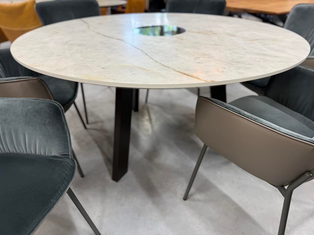 Nieuw Metaform Laguna Eettafel Keramiek rond Tafel 150, Huis en Inrichting, Tafels | Eettafels, Rond, Nieuw, Ophalen of Verzenden