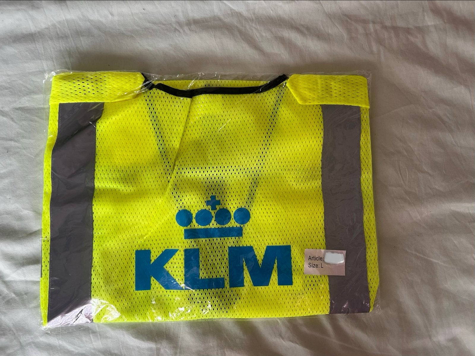 KLM Veiligheidshesje - Zichtbaar en Nieuw, Verzenden, Nieuw, KLM