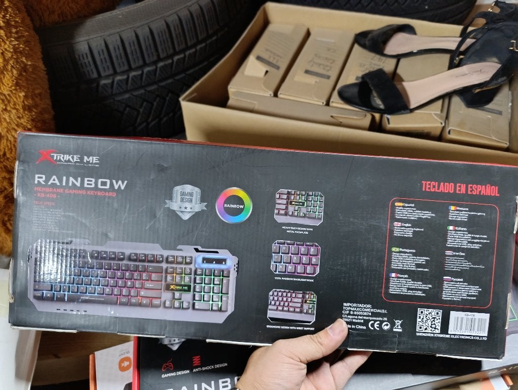 Xtrike Me KB-406 Gaming Toetsenbord RGB Verlichting, Overige merken, Nieuw, Ophalen of Verzenden, Qwerty