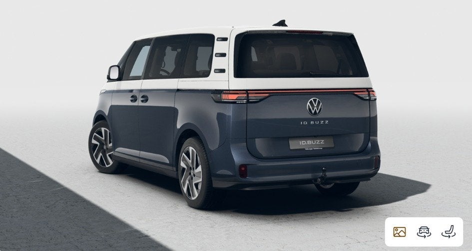 Volkswagen ID. Buzz Pro Bulli 79 kWh | 7 persoons | 20" lich, Auto's, Automaat, Blauw, 7 stoelen, Nieuw