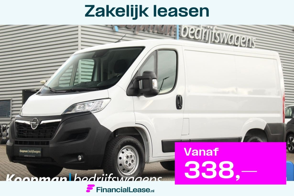 Opel Movano 2.2D 140pk L1H1 3.5t | Cruise | Carplay/Android, Voorwielaandrijving, Gebruikt, 4 cilinders, 1905 kg