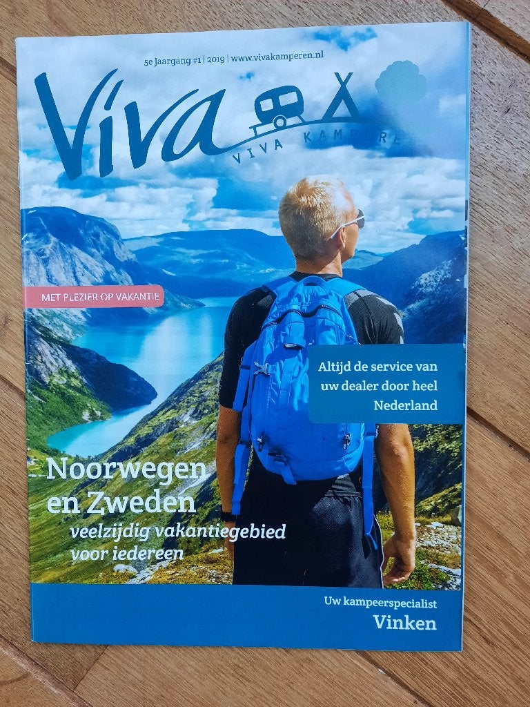 Viva Kamperen nummer 1 uit 2019, Ophalen of Verzenden, Europa, Reisgids of -boek, Overige merken