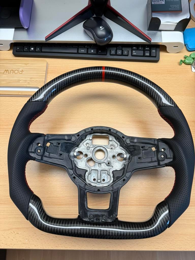 VW Golf 7 GTI/GTD/R Carbon & Leder Sportstuur, Ophalen, Nieuw, Volkswagen