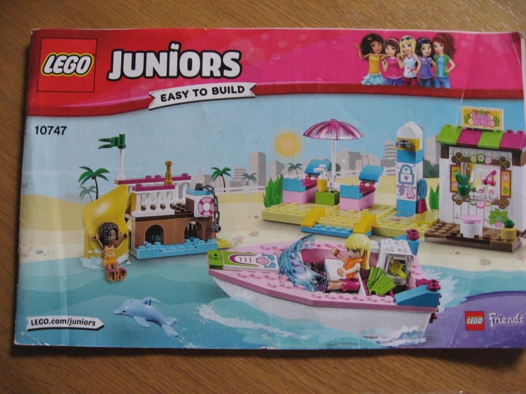 Lego friend junior 4-7 jaar 10747 Zomervakantie, Gebruikt, Lego, Compleet, Ophalen of Verzenden