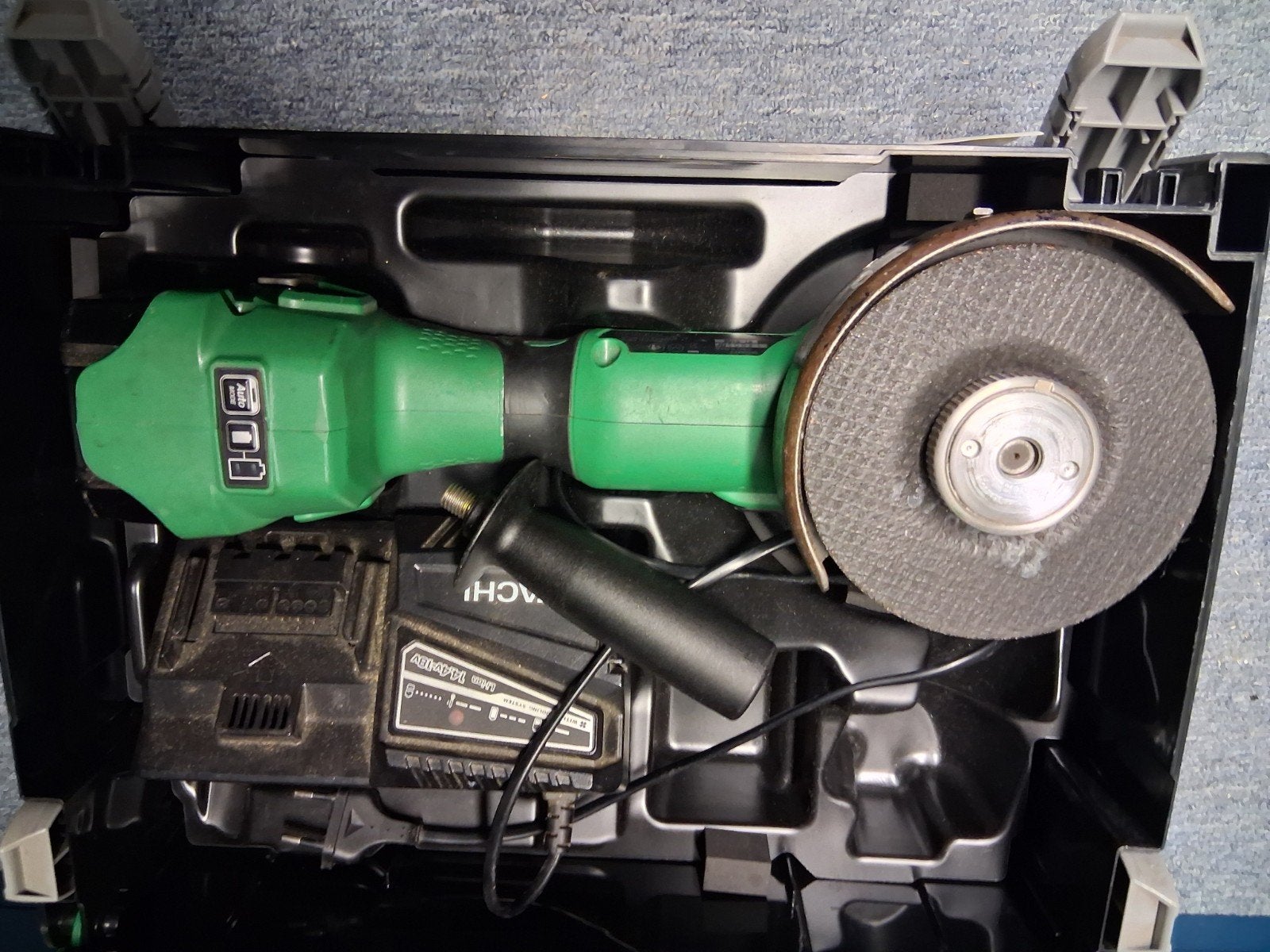 hitachi g 14dbl haakse slijper, Doe-het-zelf en Verbouw, Ophalen, Minder dan 700 watt, Haakse handslijpmachine