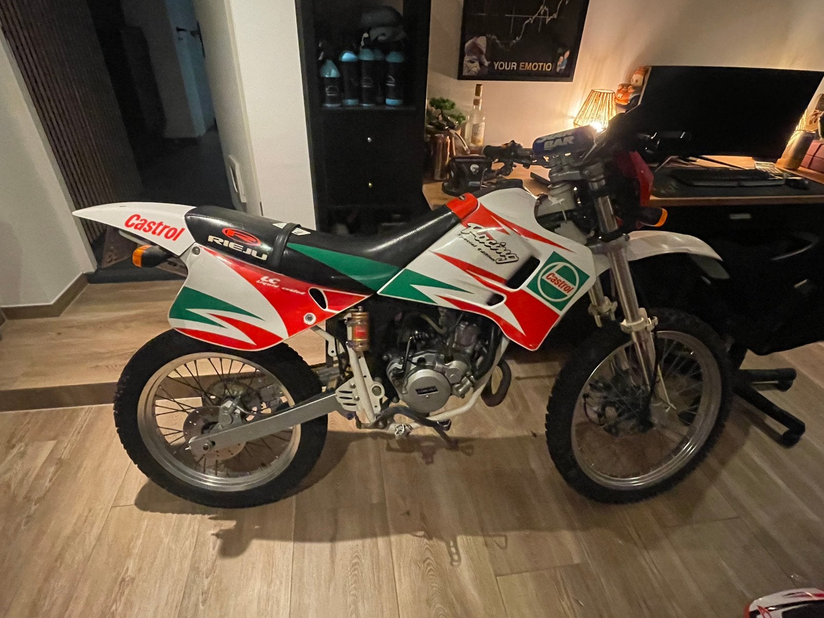 Rieju 50cc crossbrommer met kenteken, Fietsen en Brommers, Brommers | Crossbrommers, Ophalen of Verzenden, Zo goed als nieuw, Overige merken