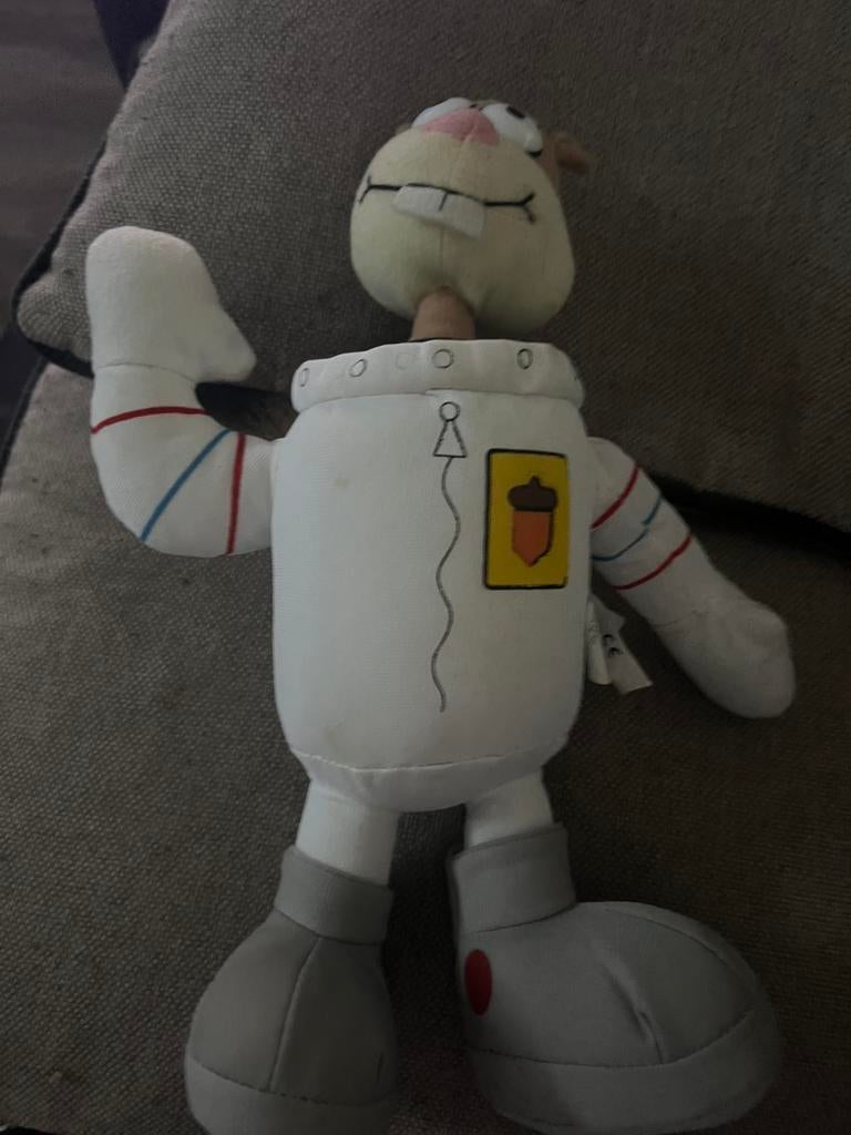 knuffel van Sandy Wang, eekhoorn uit Sponge bov, Ophalen of Verzenden, Zo goed als nieuw