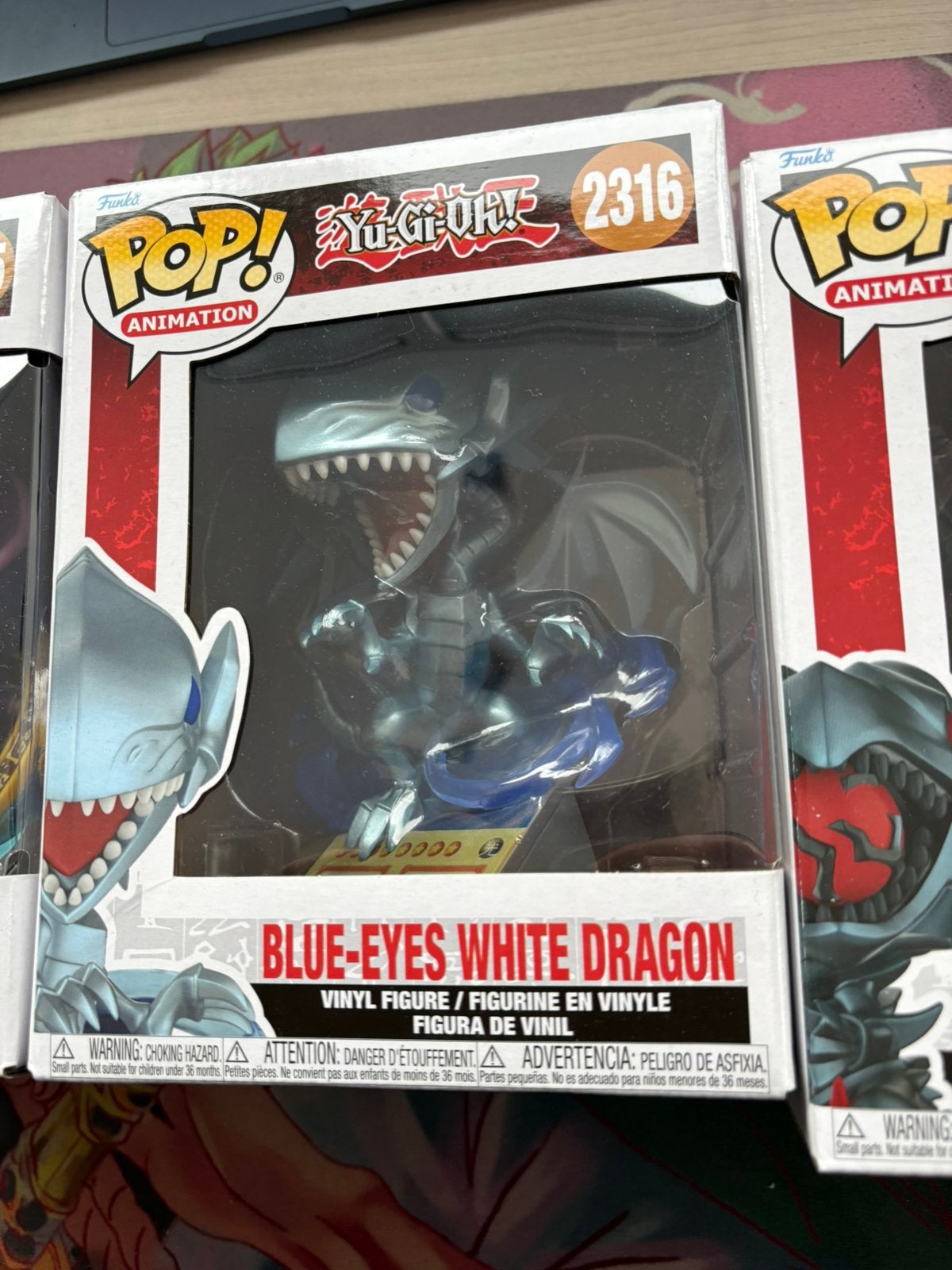 Funko Pop! Dark Magician blue-eyes red eyes 2315 2316 2317, Funko Europe, Ophalen of Verzenden, Zo goed als nieuw, 4th floor, 1 Queen Caroline St, London W6 9YN, Verenigd Koninkrijk