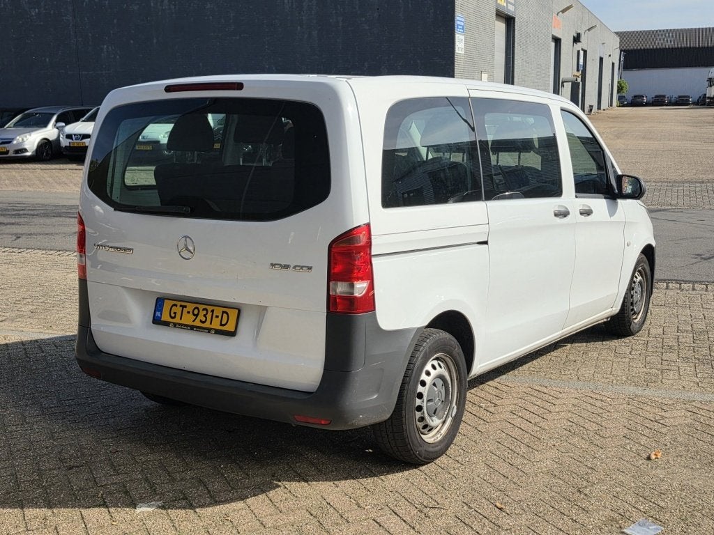 Mercedes-benz Vito Tourer 109 CDI Base Lang 9-Pers. Airco, Auto's, Gebruikt, Euro 6, 255 €/maand, Electronic Stability Program (ESP)
