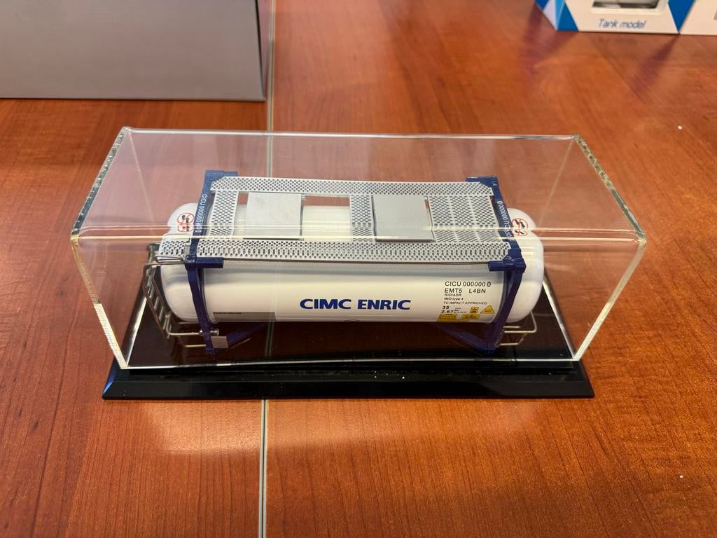 Speciale CIMC Tankcontainer Model - Stolp Inbegrepen, Overige merken, Tank, Groter dan 1:32, Ophalen of Verzenden