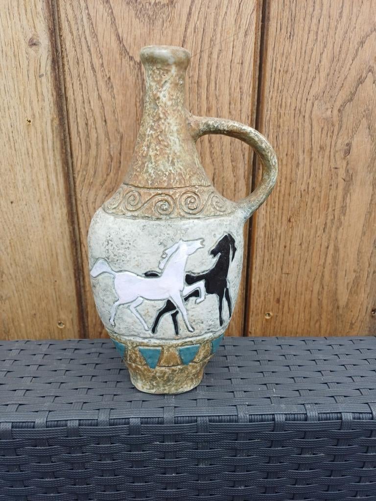 Vaas vintage keramische amfora Bresciani Arco Gardasee uit I, Antiek en Kunst, Ophalen