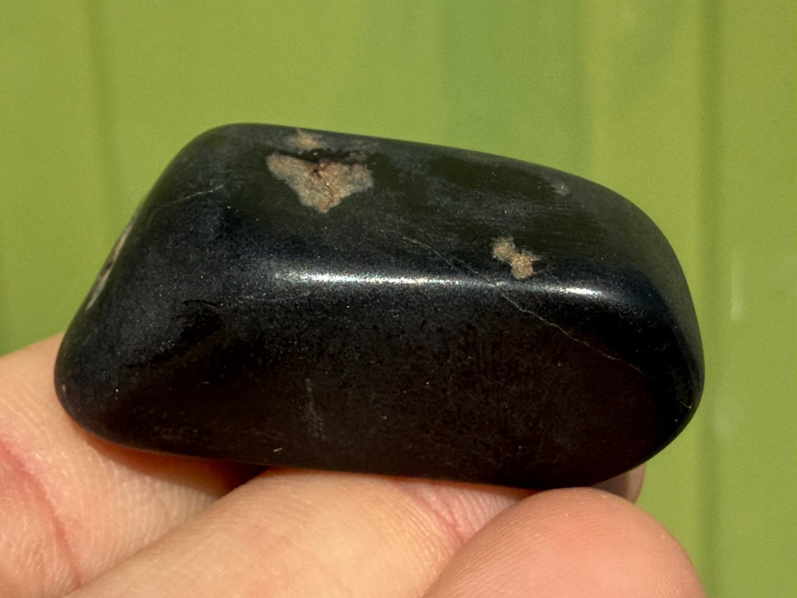 Zwarte Azeztuliet mineralen edelstenen, Ophalen of Verzenden, Mineraal