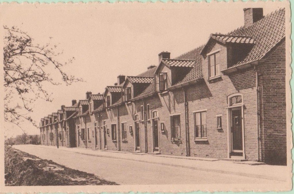 Rozenburg (ZH) Wilhelminastraat -kartelrand-, Ophalen, 1940 tot 1960, Ongelopen, Zuid-Holland