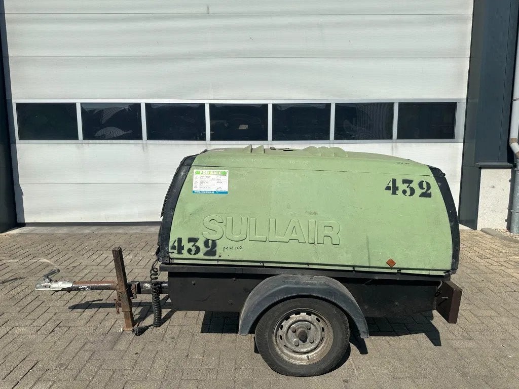 Kubota V2203 Sullair K65 Mobiele Diesel Compressor 3.7 m3 /, Ophalen of Verzenden