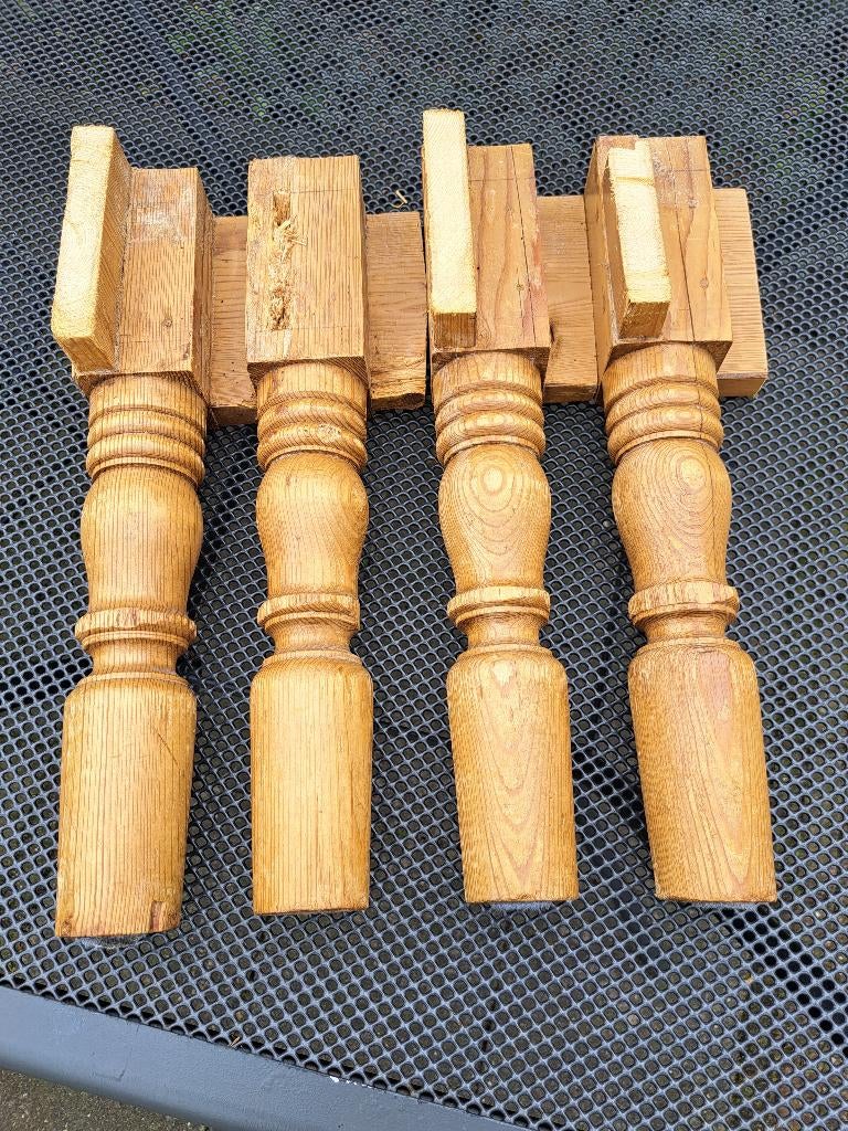 Oud grenen poten salontafel, Minder dan 50 cm, Gebruikt, Minder dan 50 cm, Ophalen of Verzenden