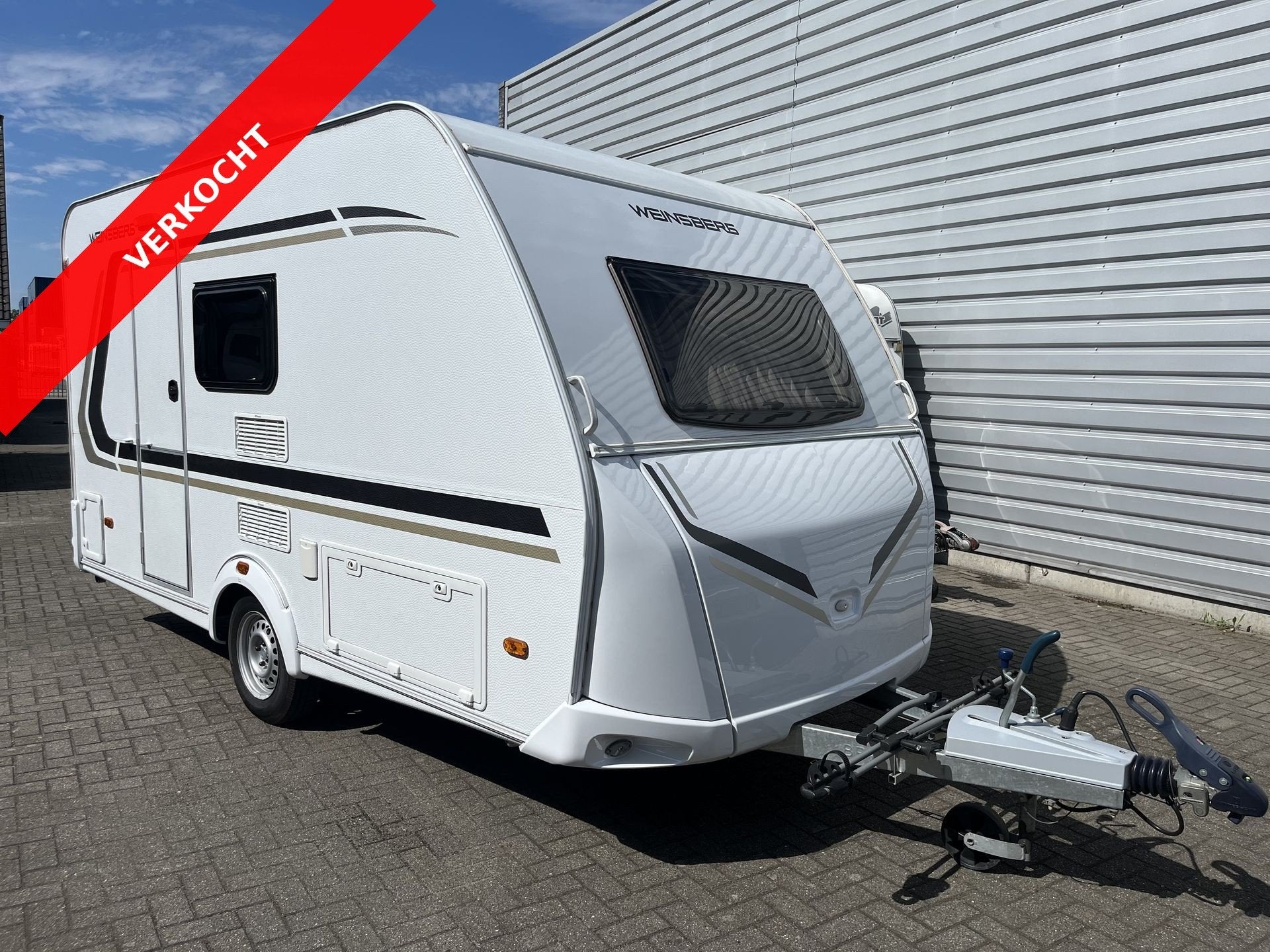 Weinsberg 390 QD CaraOne VERKOCHT (bj 2016), Caravans en Kamperen, Overige merken, Bedrijf, 750 - 1000 kg, Schokbreker