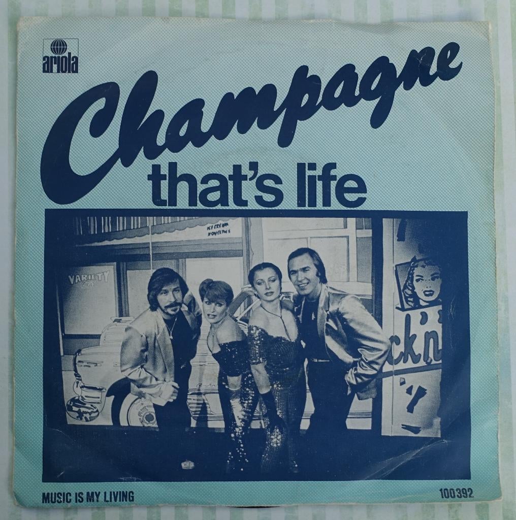 champagne - that's life, Fotohoes, Ophalen of Verzenden, Zo goed als nieuw, Pop