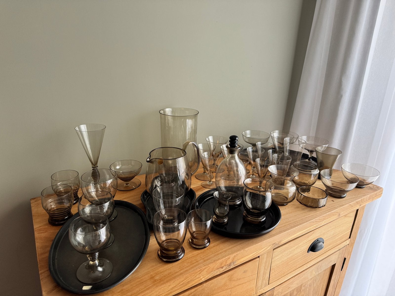 Maastricht Kristalunie Art Deco antiek servies, Ophalen of Verzenden