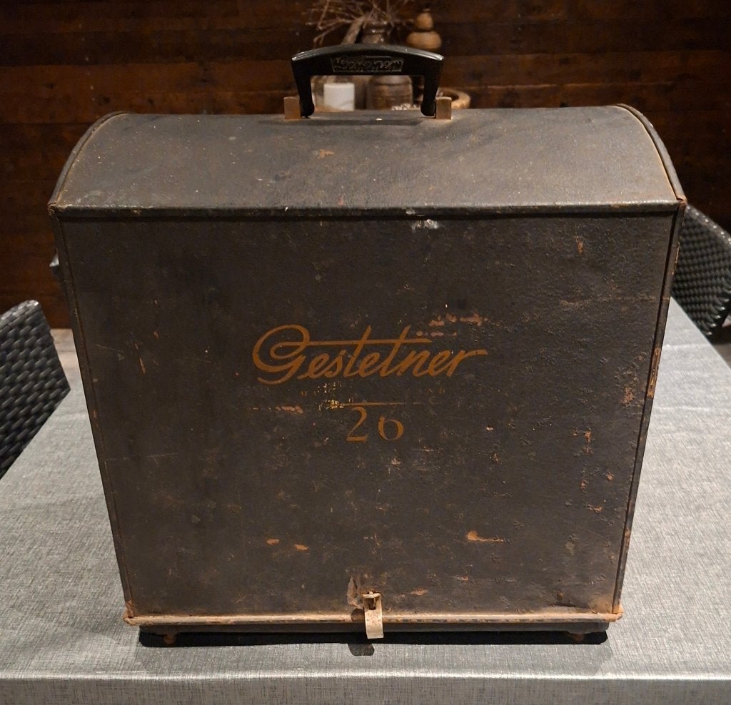Unieke Antieke Gestetner Drukpers (ca 1910), Ophalen