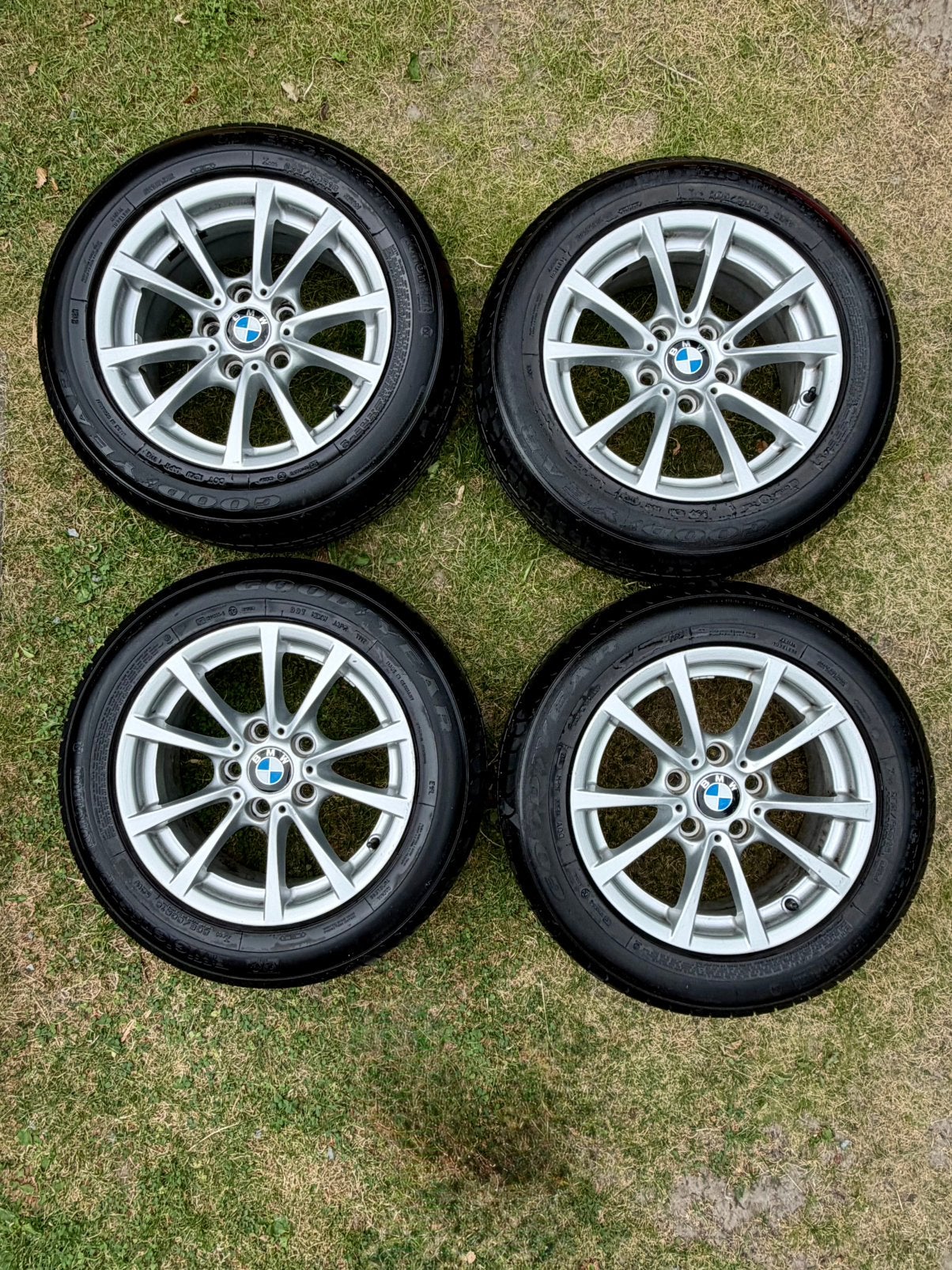 Originele BMW 16” velgen met RunFlat banden, Ophalen, Gebruikt, 16 inch, 205 mm