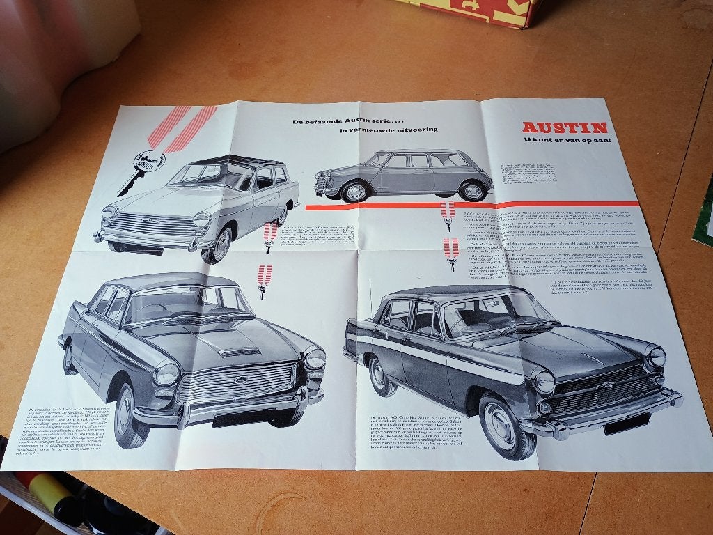 Austin folder uit 1963., Ophalen of Verzenden, Zo goed als nieuw, Overige merken