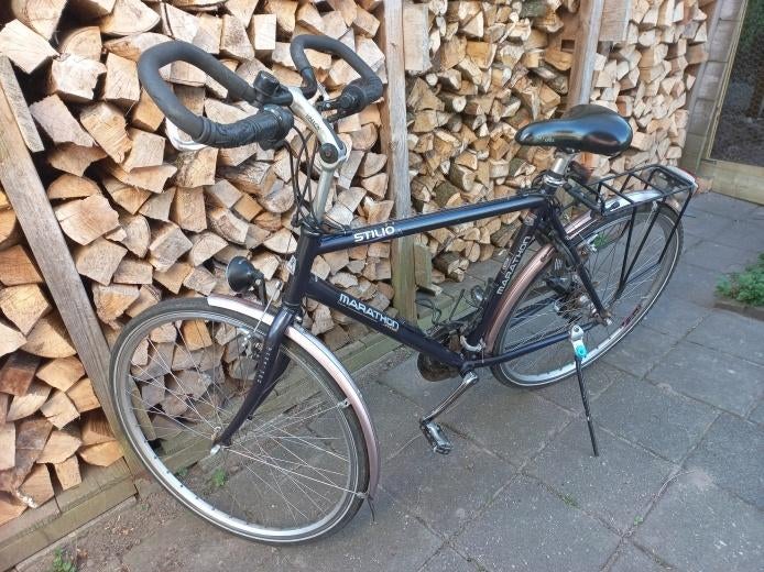 Sportieve herenfiets, Fietsen en Brommers, Fietsen | Heren | Herenfietsen, Gebruikt, Overige merken, 57 tot 61 cm, Versnellingen